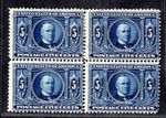 US 1904 LOUISIANA PURCHASE SC. #326 BLOCK OF 4 MINT HINGED FRESH COLOR NEAT PERF
