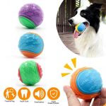 Scooby-Doo Durable Squeaky set of Dog Balls for teeth Cleaning Interactive UK
