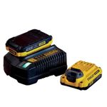 STANLEY FATMAX V20 Starter Kit 2A Fast Charger + 2 Batteries SFMCB12D2Q-GB
