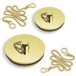 Brass Bath/Sink Plug 1 1/2 Inch - 1 3/4 Inch With Or Without Chain