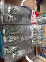 Lemax Christmas Village trees x6 