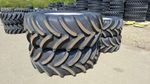 Set of 650/65R38 & 540/65R28 Vredestein tyres on rims