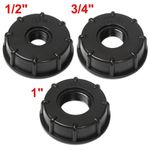 S60X6 Coarse Threaded Cap to 1/2" Adaptor Connector for IBC Tank fittings UK