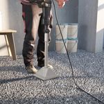 Jack Hammer 1-1/8" Hex Shank Tamper Shank Compactor with 6x6" Plate for Concrete