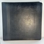 Mario Acerboni Deidrim Leather Black Photo Album 34x33cm in Excellent Condition