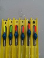 6 X carp margin Pole Rigs Handmade 0.5g Fibreglass Stem 3mm Tip