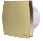 ROTHER Bathroom Extractor Fan Gold 100mm/4in Timer Silent Turbo
