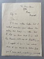 Ronald Knox, Catholic Theologian, SIGNED letter, 1948