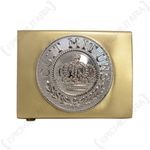 WW1 Repro German Army EARLY PRUSSIAN Brass Belt Buckle - WWI High Quality New