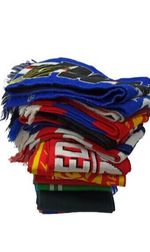 Lot of 50 European & World Football Soccer Scarves Club events match various