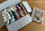 Rare Vintage Readicut Mulberry Fayre X Stitch Rug Kit Pure Wool Floral Design