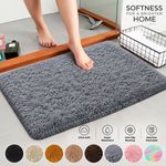 Non Slip Bath Mat Extra Large Bathroom Rugs Water Absorbent Toilet Pedestal Mats