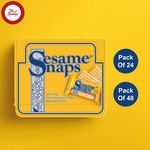 Sesame Snaps Classic Nutty Crunch with Sesame Seeds - 24 x 30g