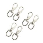 3 PCS Stainless Steel Key Chain Car Holder Keyring Quick Release Keychains