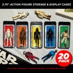 Star Wars - 3.75” Action Figure Blister Cases for Storage & Display - 20 Pack