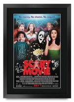 Scary Movie Movie Poster Cast Signed Printed Autograph A3 Framed Memorabilia