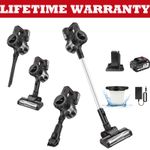 6000W 6 in 1 Upright Stick Power Vacuum Cleaner Cordless Bagless Handheld Hoover
