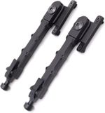 M-LOK 7.5" -9" Split Folding Rifle Bipod Adjustable for Hunting Shooting