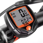 Bike Computer Display Speed LCD Digital Waterproof Cycle Speedometer Wired