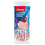 Vileda Supermocio Microfibre & Power Mop Head Refill XL Lemon Shape 157918