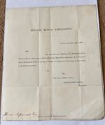 1839 Bolivar Mining Assoc. Pre-Stamp Postal Circular to US Consul T. Aspinwall