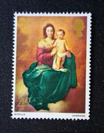 GB QEII 1966 SG757e Christmas 'Error One broad band' variety MNH