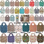 2023 Designs - Ulster Weavers Packable Roll Up Re-usable Shopping Bags Cat Dog