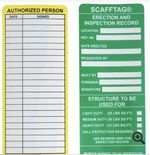 Brady Scafftag Inserts, STSI 1042, Pack Of 100 Scaffold Tags