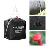 40L Solar Shower Bag Heated Bathing Portable Outdoor Camping Hiking Water Bag