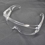 Safety Spectacles Clear Frame Lens Will Fit Over Normal Glasses £1 a Pair