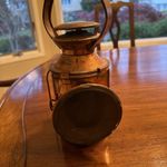 Antique / Vintage BRITISH RAIL Railway 3 Aspect Railway BR Lantern Lamp & Burner