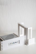 2U Mount for MinisForum HM90 - 19" & 10" Mini PC Mount