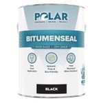 Polar Bitumenseal - Bitumen Paint Waterproof Roof Sealant - Black - 5L