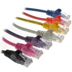 Ethernet Cable Network Internet Cat5e RJ45 Patch Lead 0.25m Short - 50m Long lot