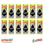 12 X Little Trees Magic Tree Car Air Freshener Freshner - Black Ice