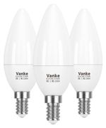 Vanke E14 LED Light Bulb, Warm White 2700K Yellow Light, 6W (40 3 Pack, 
