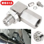90 Degree Angle 02 Lambda Exhaust Oxygen Sensor Extender Spacer Adapter M18X1.5