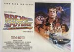 Back to the Future 40th Anniversary -Original Rolled UK Double Sided Quad Poster