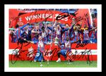 Crystal Palace 2025 FA Cup Winners Squad Squad Autograph Signed Framed Photo