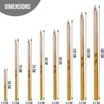 Garden Stakes Thick Wooden Canes Plant Tree Support Fencing Pegs