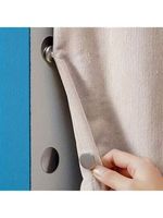 6pairs Modern Metal Magnetic Curtain Hook, Easy-to-Install Wall-Mounted Buckle