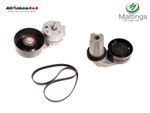 discovery 3 2.7 TDV6 alternator belt tensioner + idler kit inc belt 04-10 