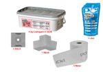 PCI lastogum sealing set 4 kg white shower sealing bathroom sealing sealing