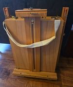Cowling&Wilcox Wooden Portable Folding Box Easel for Artists, Easels