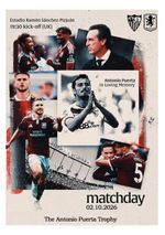 SEVILLA Spain v ASTON VILLA England 2 October 2026 Friendly Aston Villa FAN edit