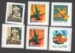 US. 3447, 3520, 3522, 3769, 3770, 4495. Lot of 6 Non-denominated Coils. MNH