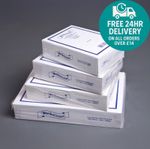 CLEAR POLYTHENE BAGS PLASTIC FOOD GRADE STORAGE WORTHMINSTER® 100 & 200 GAUGE