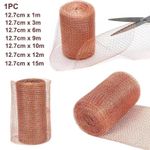 1-15M Pure Copper Mesh Knitted Soffit Mesh Rat Rodent Slug Snail Control Blocker