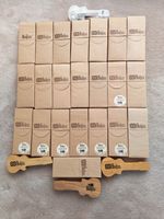 Collection Of Apple Cor Beatles Wristwatches In Guitar Wooden Casing And Covers.