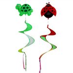 Wind Spinner Pinwheel Windsocks Spiral Rainbow Balloon For Outdoor Garden Yard
